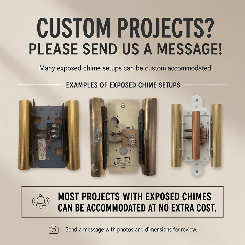 Second view of the Arches doorbell chime cover